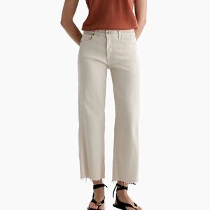 AG Saige Wide Leg crop jeans